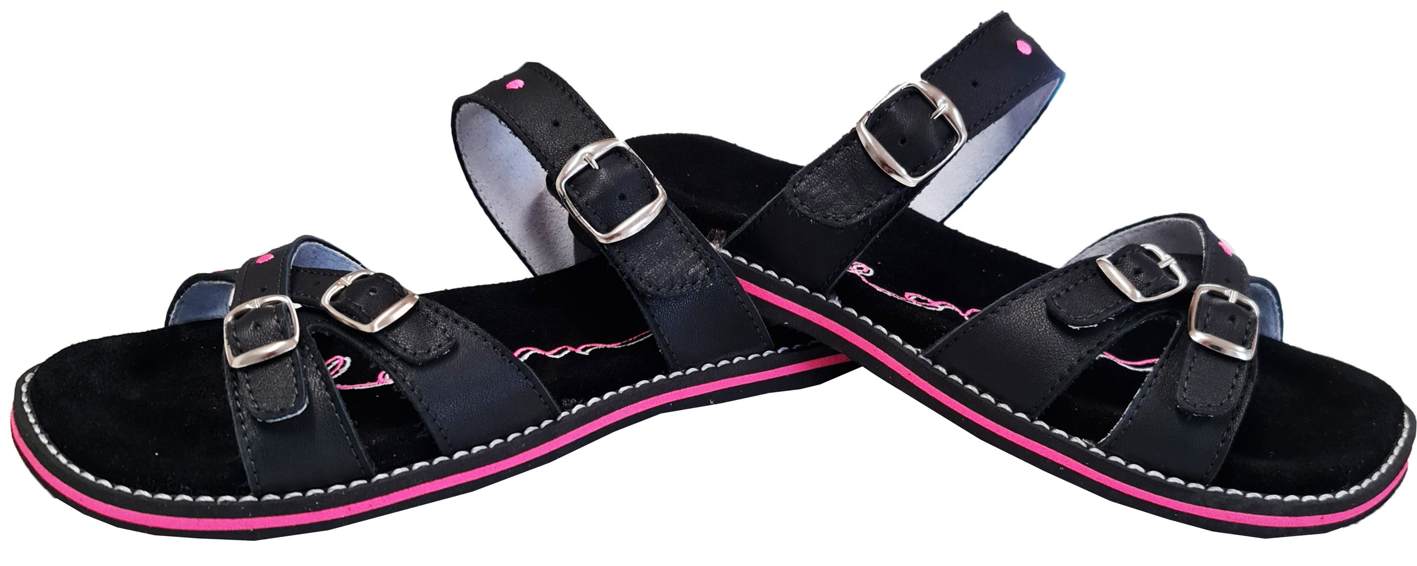 Flip-Flops 4062 - Schwarz/Rosa