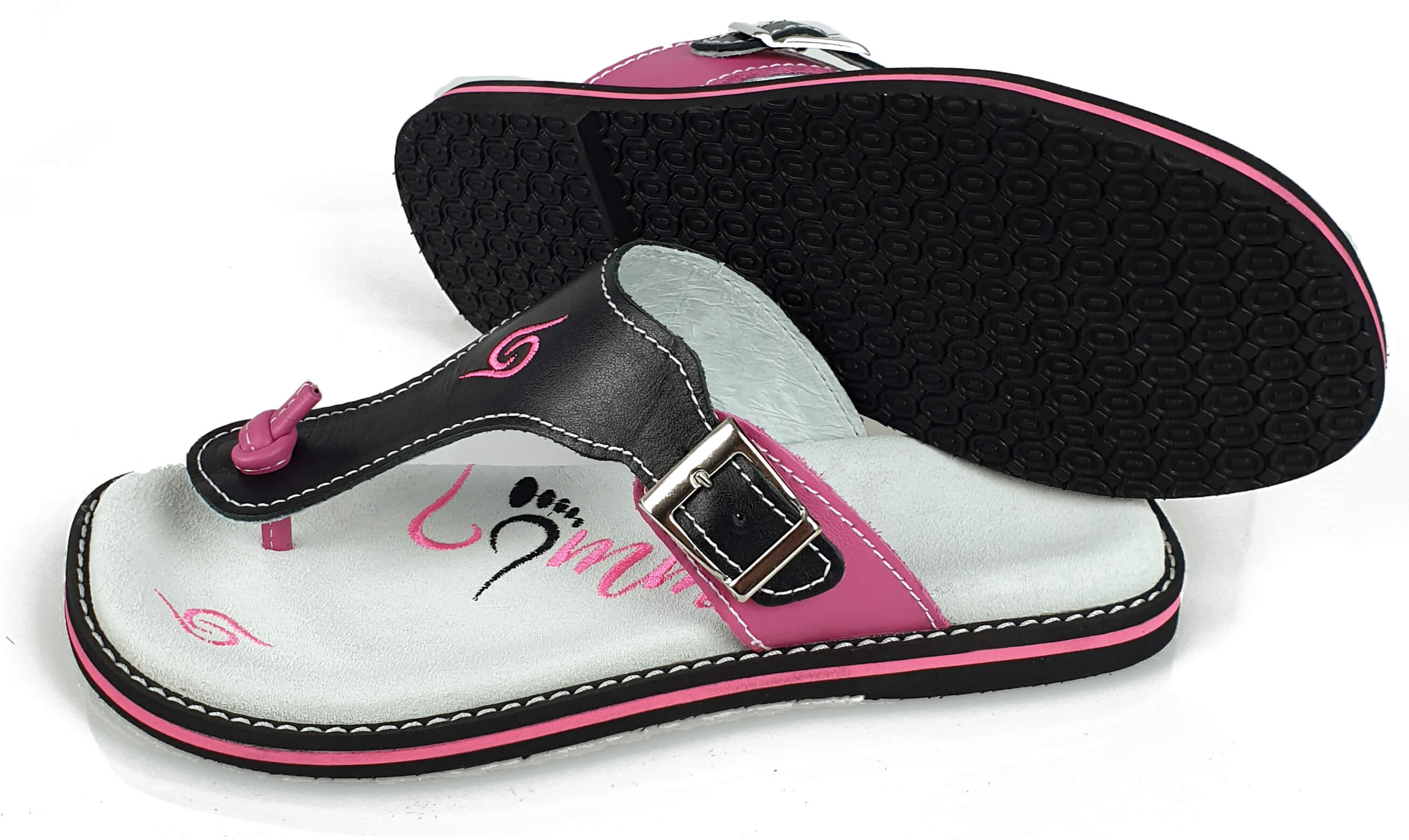 Flip-Flops 4051 - schwarz/rosa