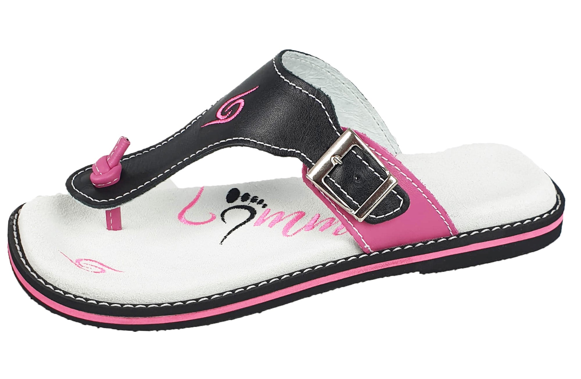 Flip-Flops 4051 - schwarz/rosa