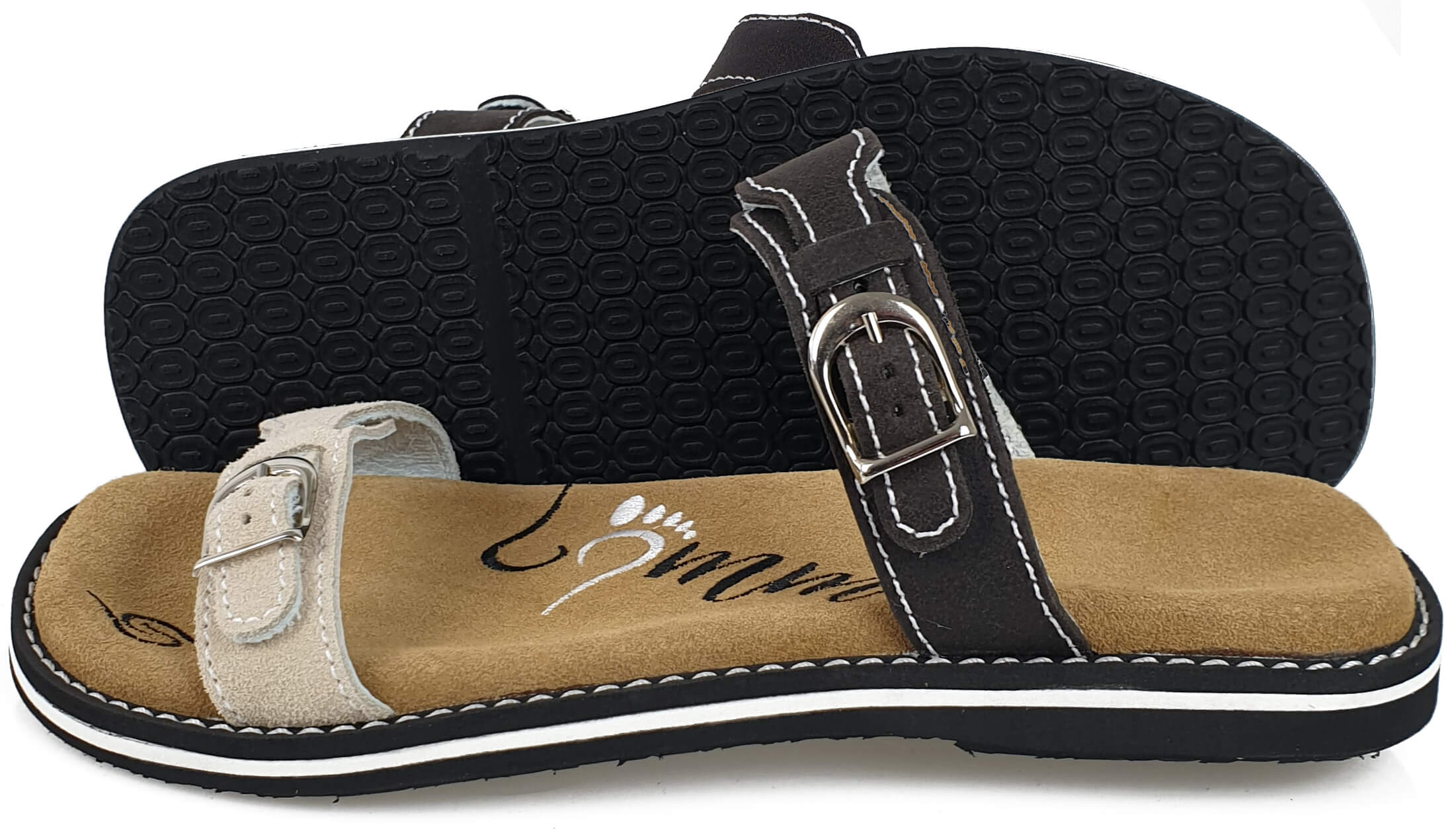 Flip-Flops 4057 - Braun/Beige