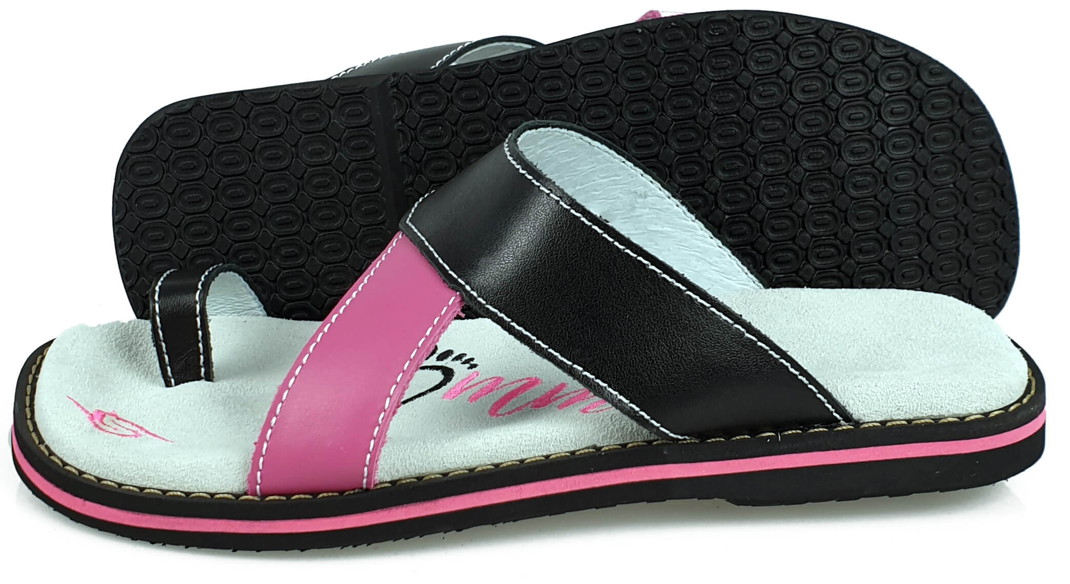 Flip-Flops 4058 - Schwarz/Rosa