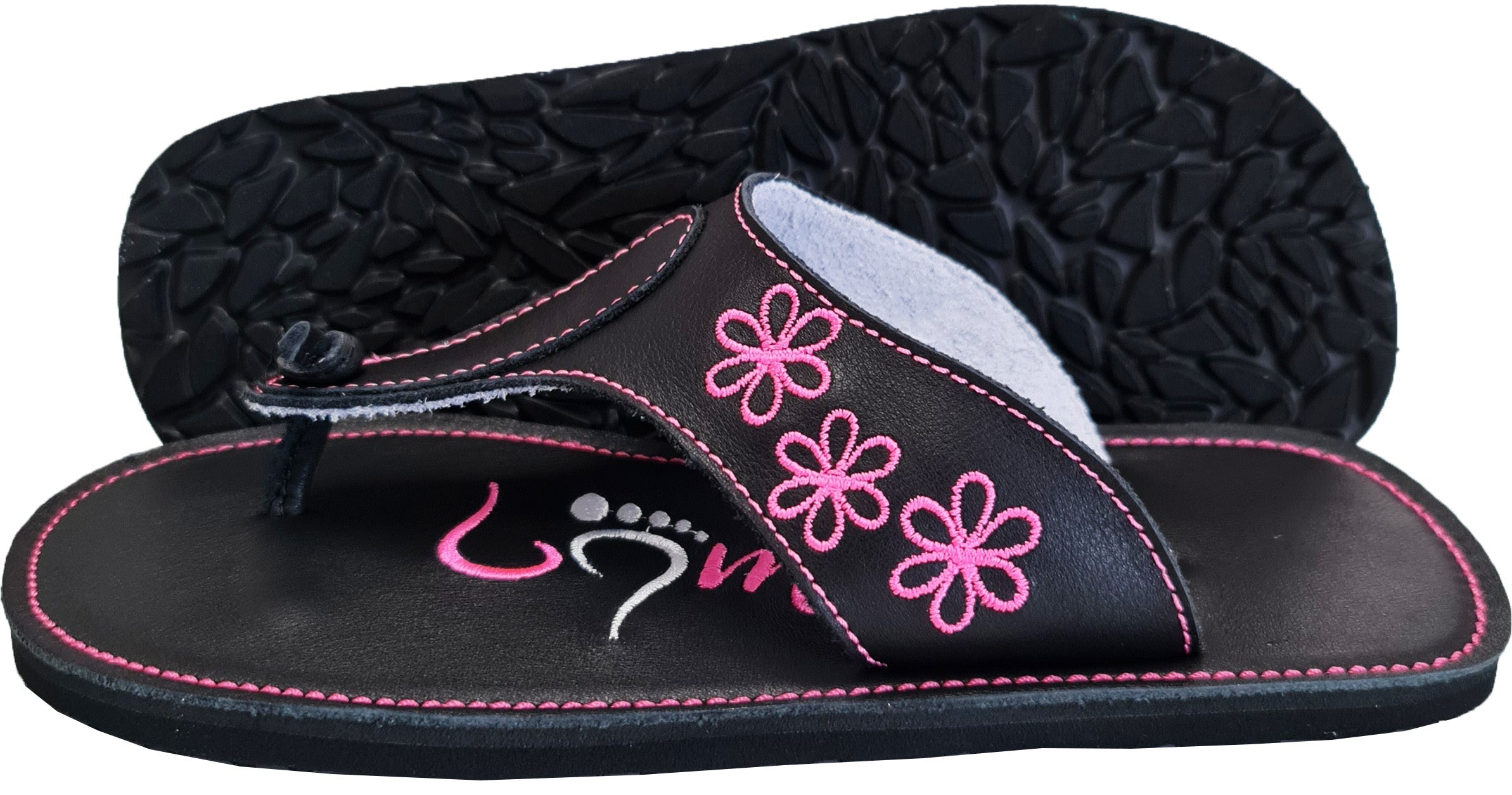 Flip-Flops 2051 - Schwarz/Rosa 