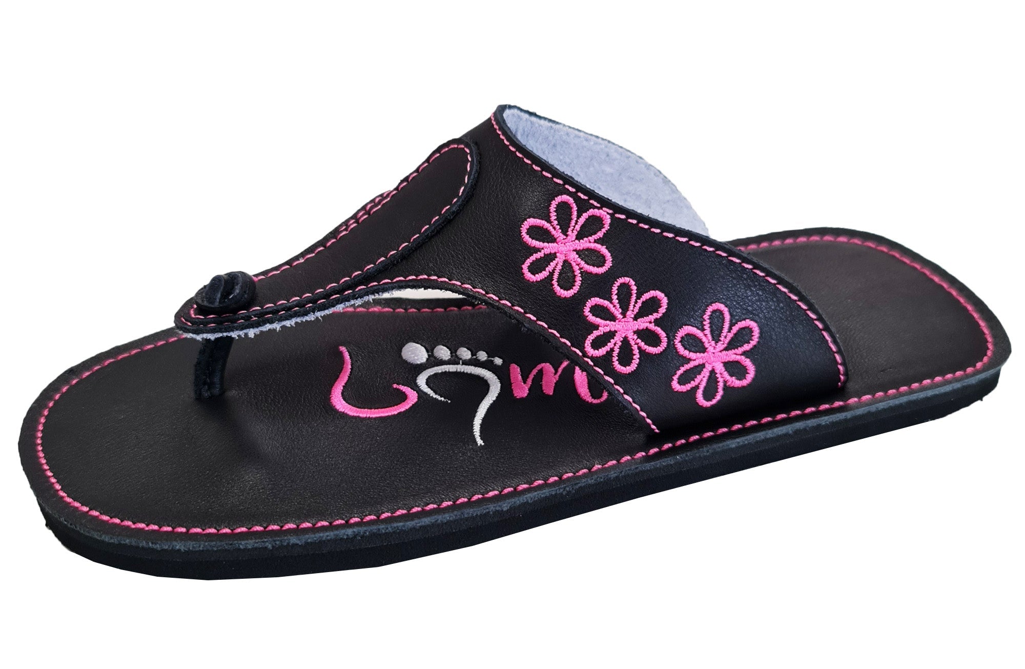 Flip-Flops 2051 - Schwarz/Rosa 