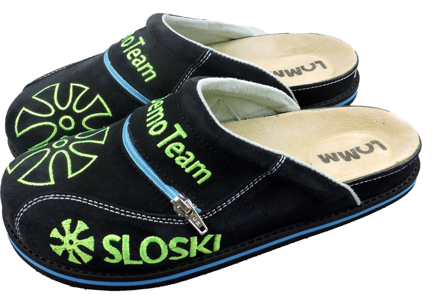 DemoTeam 3054 - schwarz/blau/grün