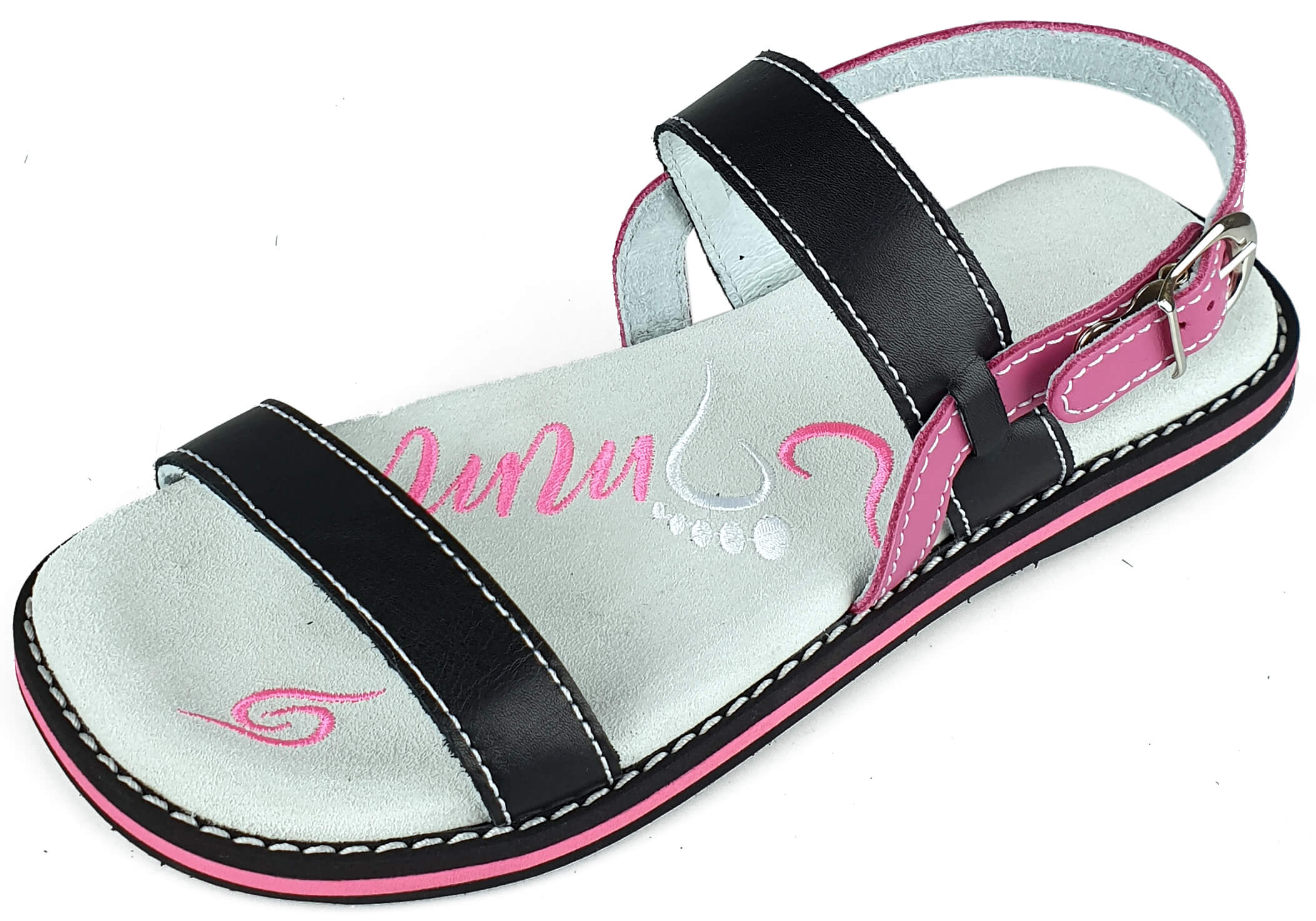 Flip-Flops 4052 - schwarz/rosa