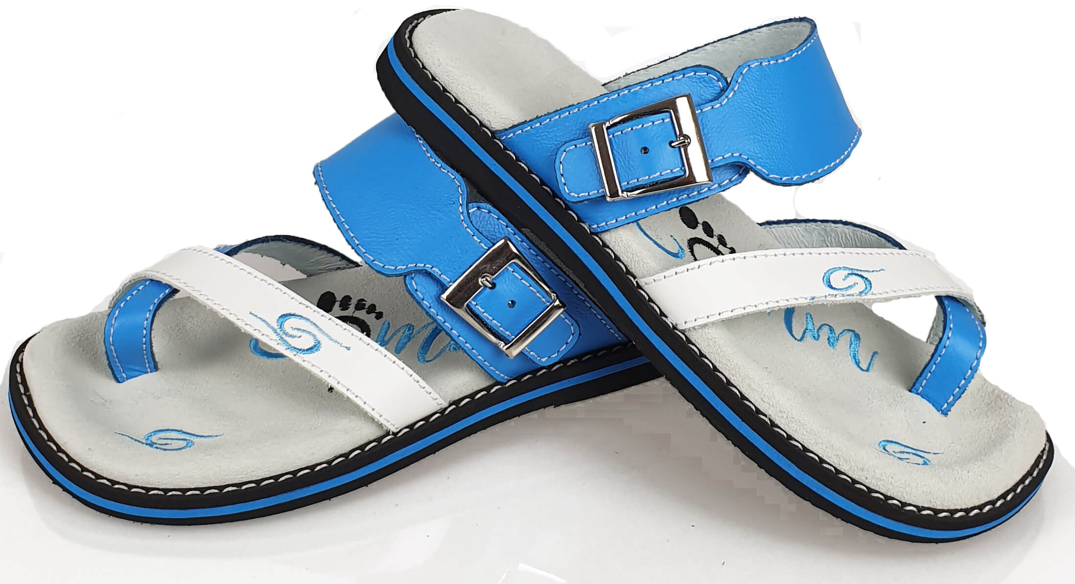Flip-Flops 4054 - Blau/Weiss