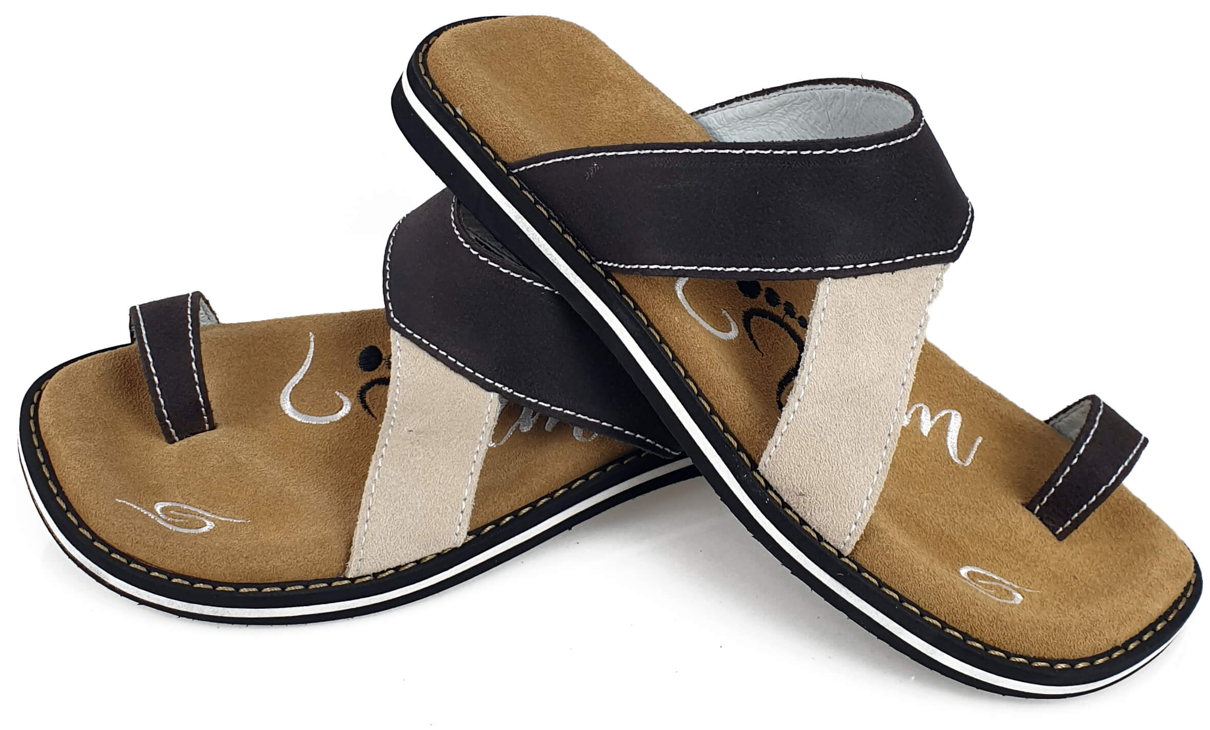 Flip-Flops 4058 - Braun/Beige
